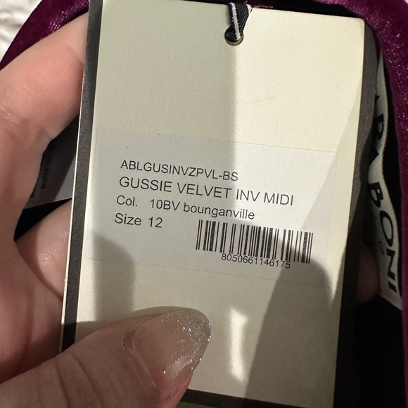 Chaira Boni La Petite Robe velvet midi dress size 12 - Picture 5 of 8